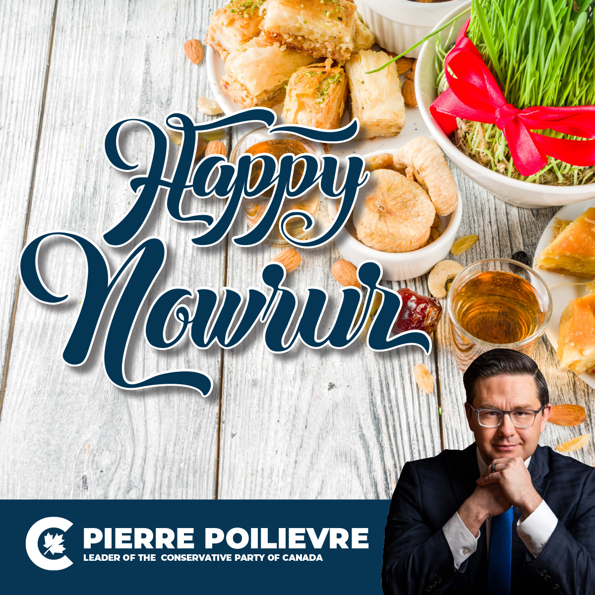 Pierre Poilievre Nowruz 1402 2023 Canada Conservative Party پی‌یر پولیور حزب محافظه‌کار کانادا