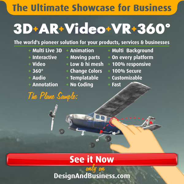 Design Business 3D, VR, AR, 360° and video