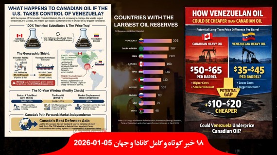 سقوط-شدید-سهام-نفت-کانادا-حمله-آمریکا-ونزوئلا-ترامپ-گرینلند-کوبا-مکزیک-آماده-صدها-مفقود-کشته-سرکوب-اعتراضات-ایران