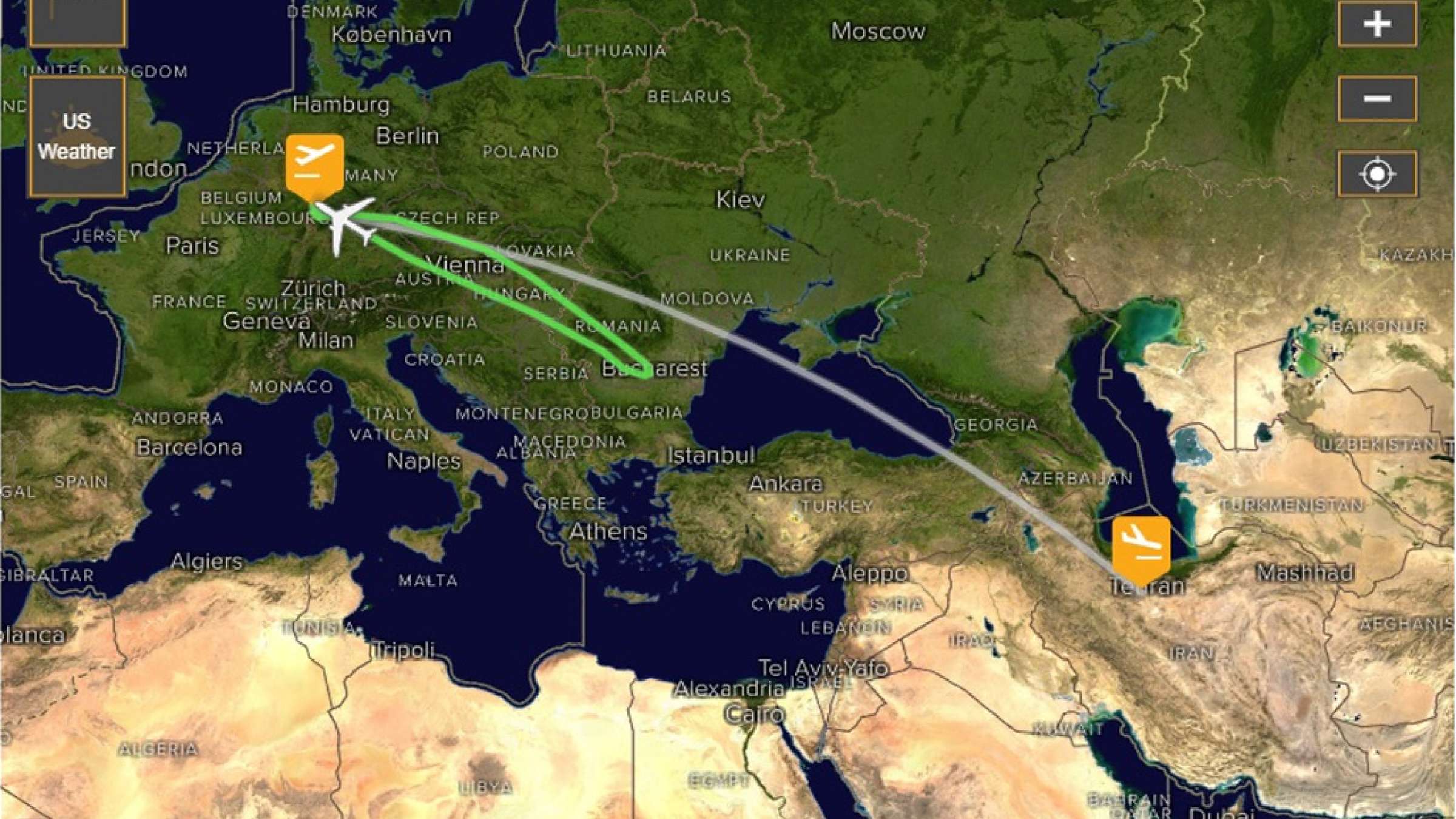 اخبار-ایران-چند-پرواز-به-مقصد-ایران-دور-زدند-و-برگشتند