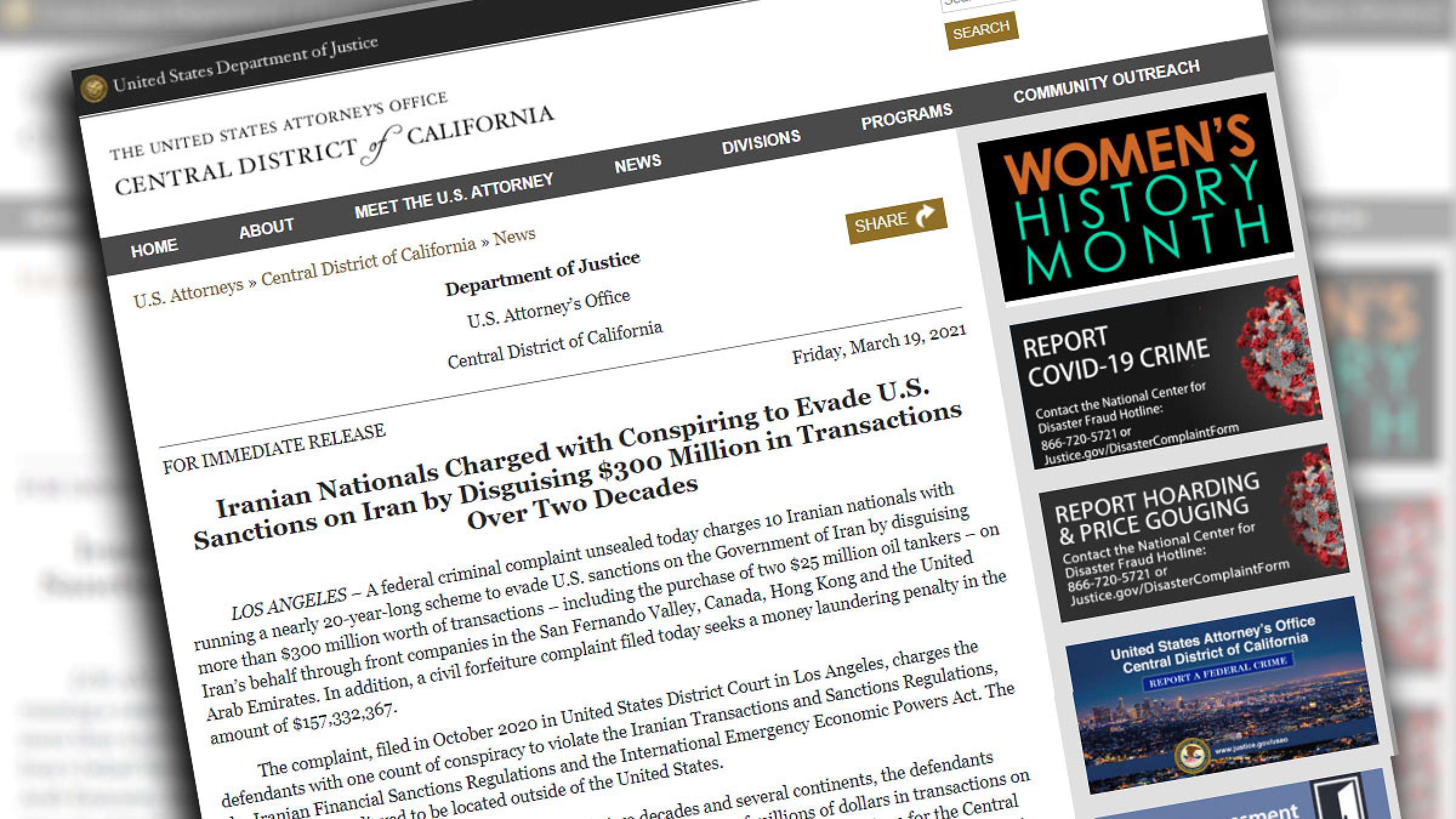 اخبار-کانادا-آمریکا-پرسپولیس-راسکو-بزرگترین-قدیمی-ترین-معتبرترین-صرافی-کانادا-متهم-به-نقض-تحریم-پولشویی