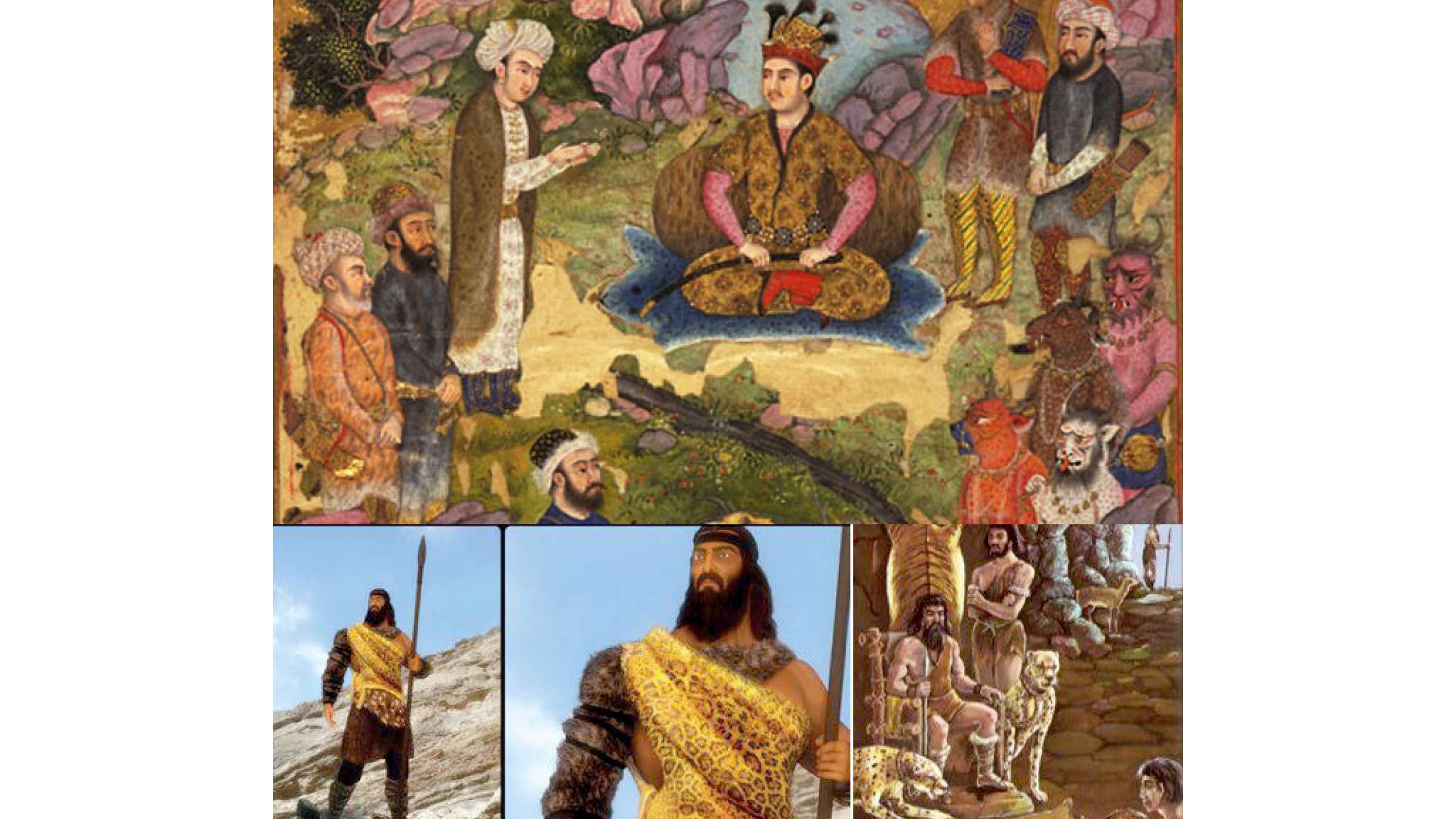 تاریخ-اساطیری-پیشدادیان-گل‌محمدی‌-ادبیات