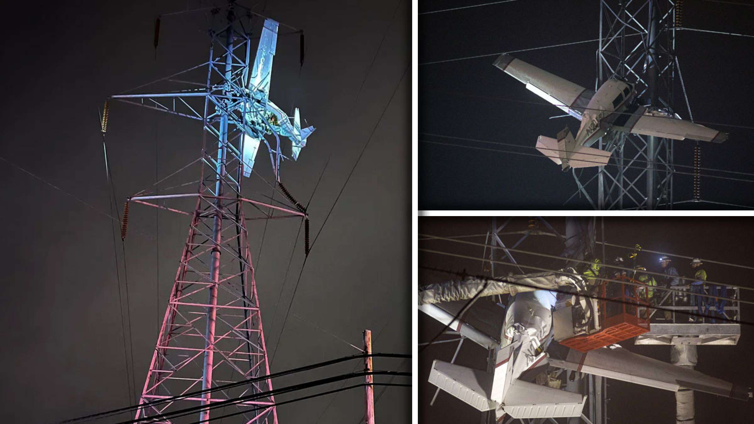 خبر-آمریکا-یک-هواپیما-به-دو-دکل-برق-خورد-در-یکی-گیر-کرد-دو-خدمه-زخمی-شدند