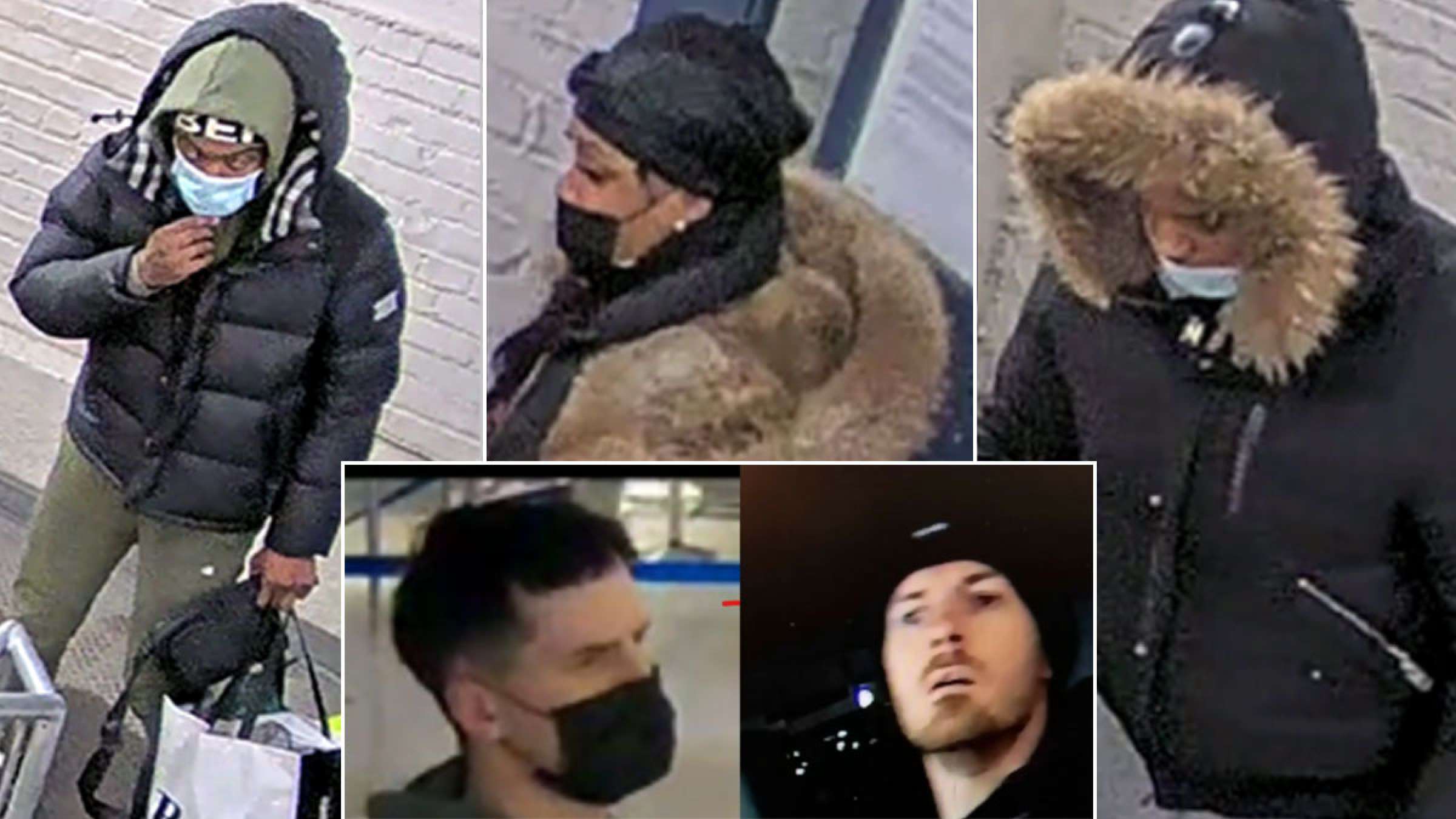 خبر-کانادا-پلیس-تورنتو-برای-اولین-بار-عکس-۵-نفر-شامل-۳-دزد-الناز-حاج-تعمیری-منتشر