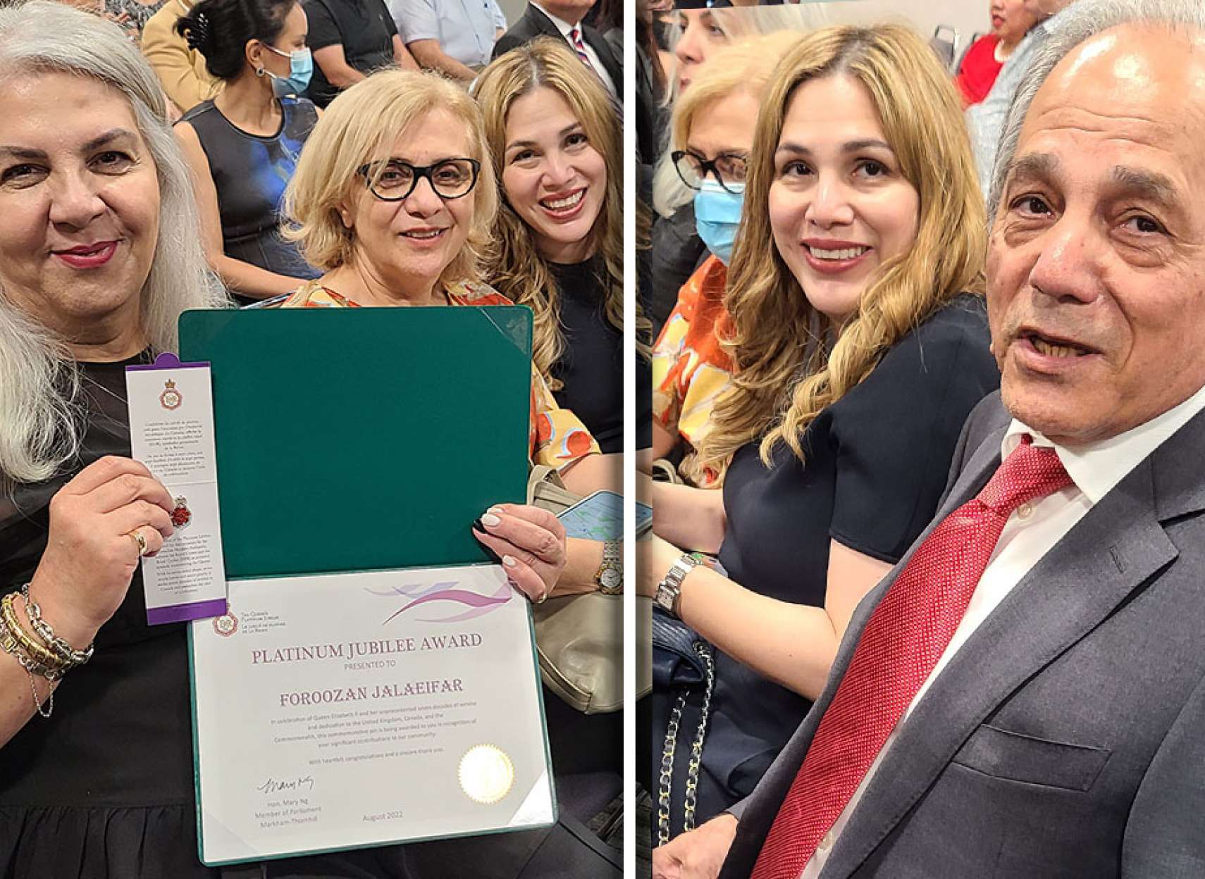 احمد-تبریزی-فروزان-جلائی-فر-پریا-تنها-ایرانیان-دریافت-کننده-نشان-پلاتینی-امسال-ملکه