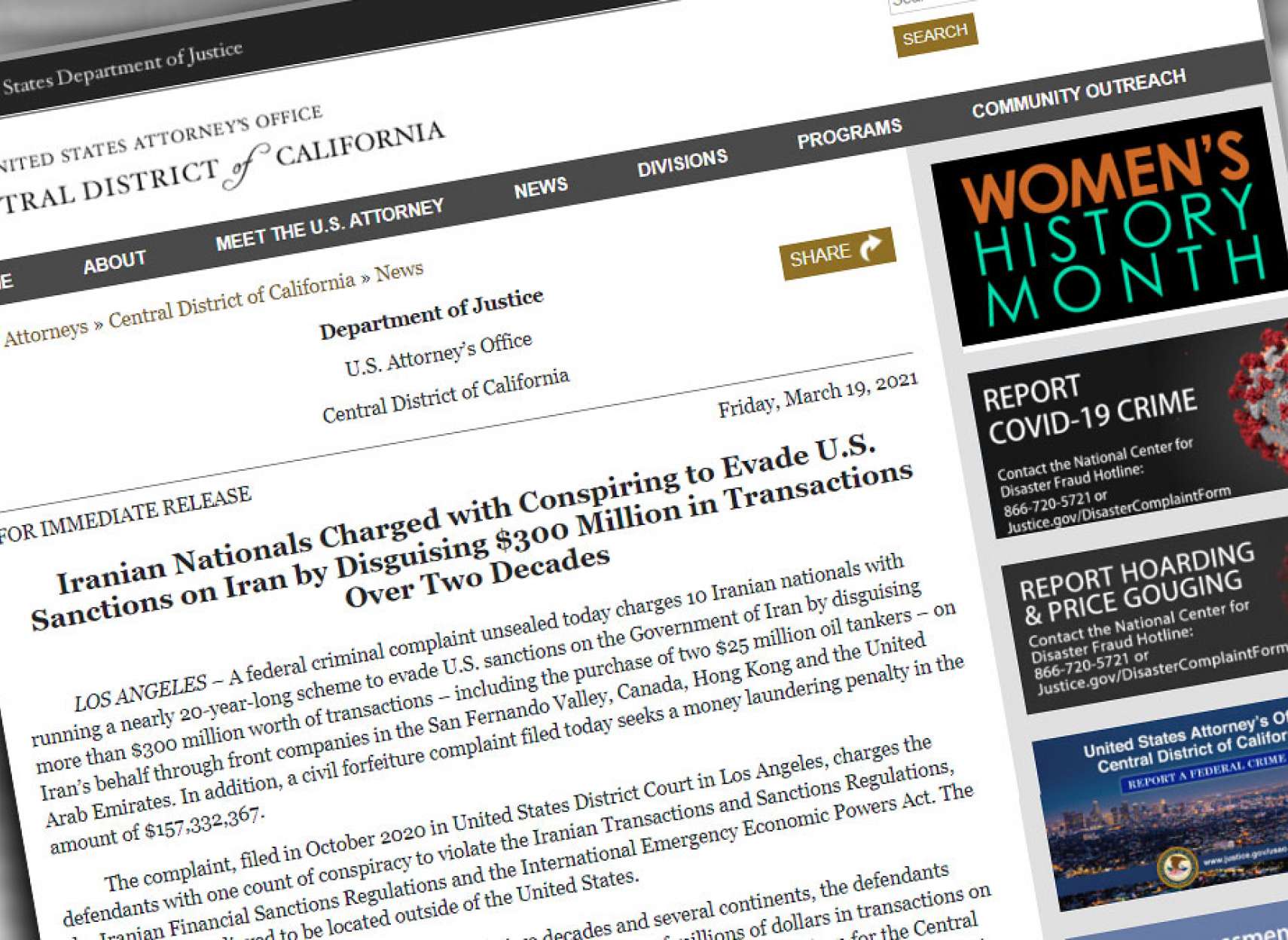 اخبار-کانادا-آمریکا-پرسپولیس-راسکو-بزرگترین-قدیمی-ترین-معتبرترین-صرافی-کانادا-متهم-به-نقض-تحریم-پولشویی