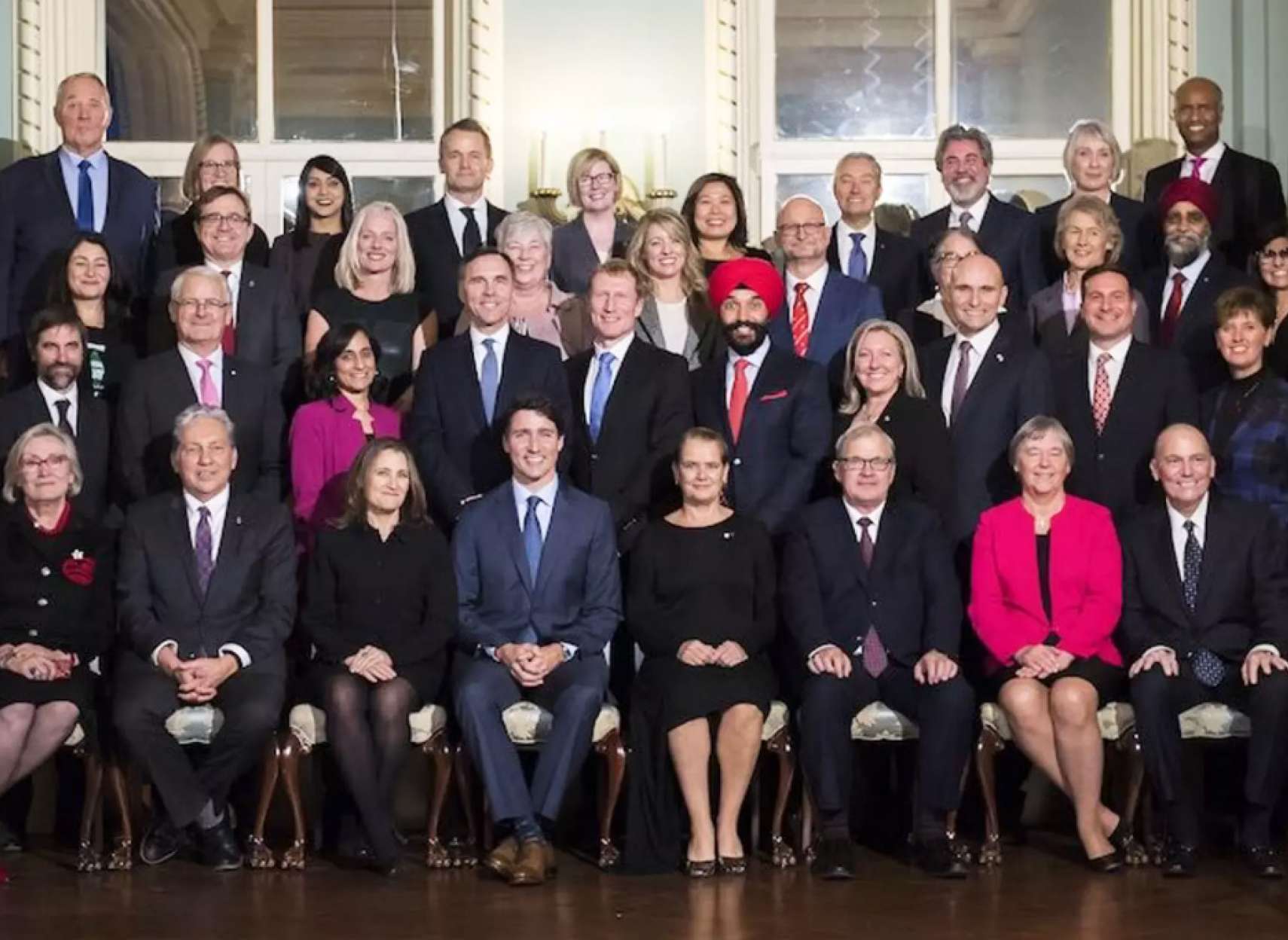 اخبار-کانادا-کابینه-جدید-جاستین-ترودو-معرفی-شد