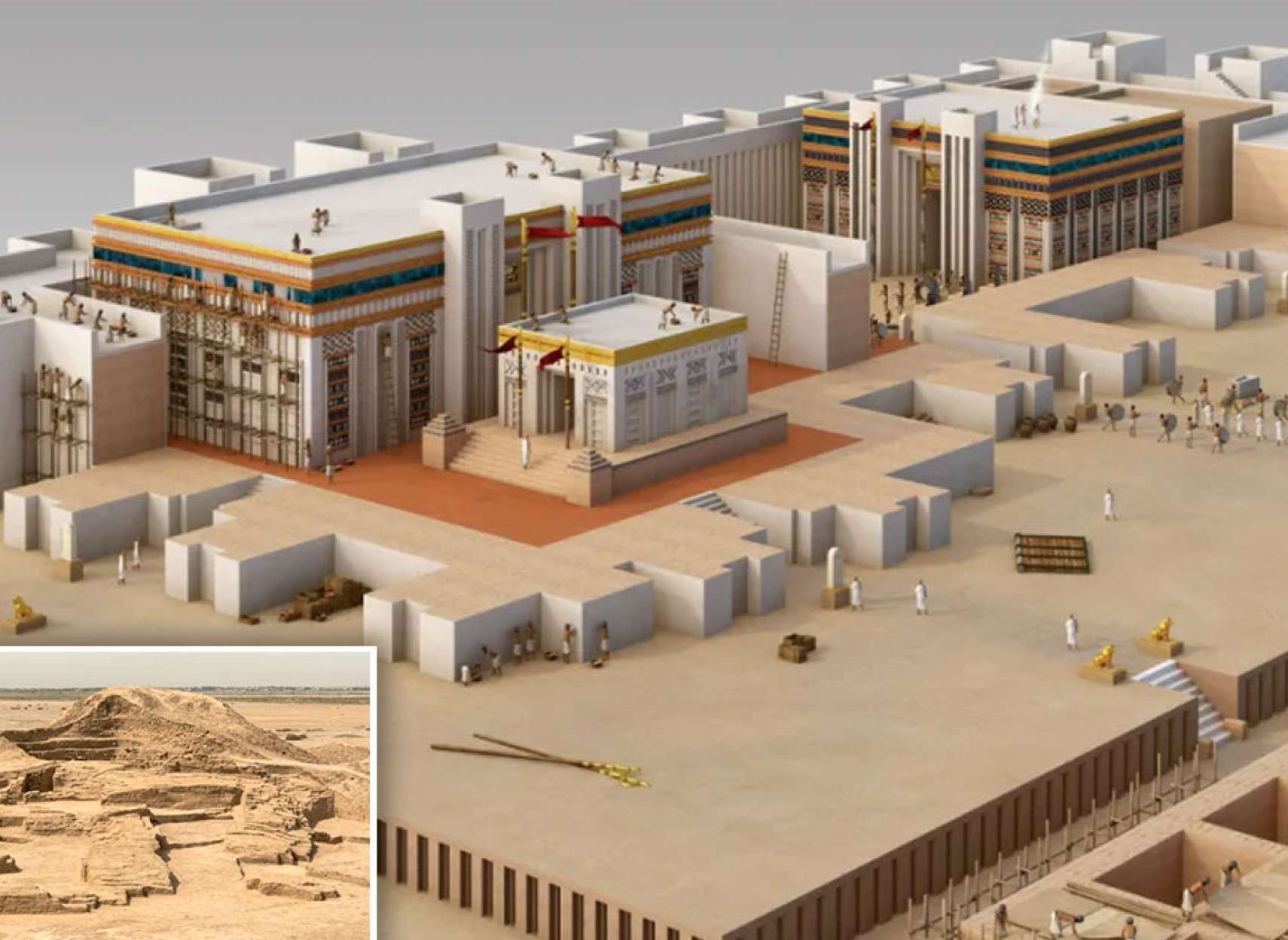 خبر-تاریخی-کشف-جدید-معبد-گمشده-محترم-شهر-۶۰۰۰-سال-شن-صحرا-عراق-سر