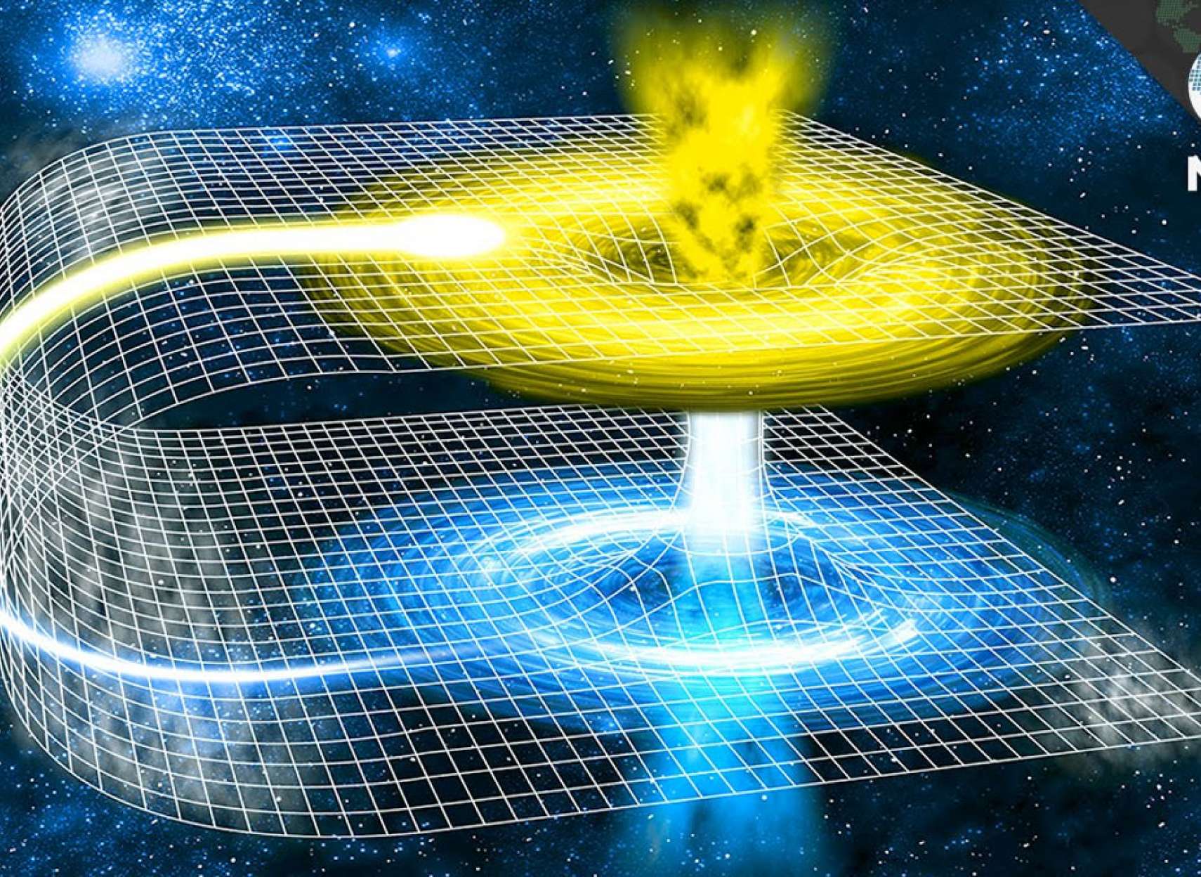 خبر-علمی-کِرمچاله-سیاهچاله-نور-را-خم-راه-پیدا-کردن-آنها