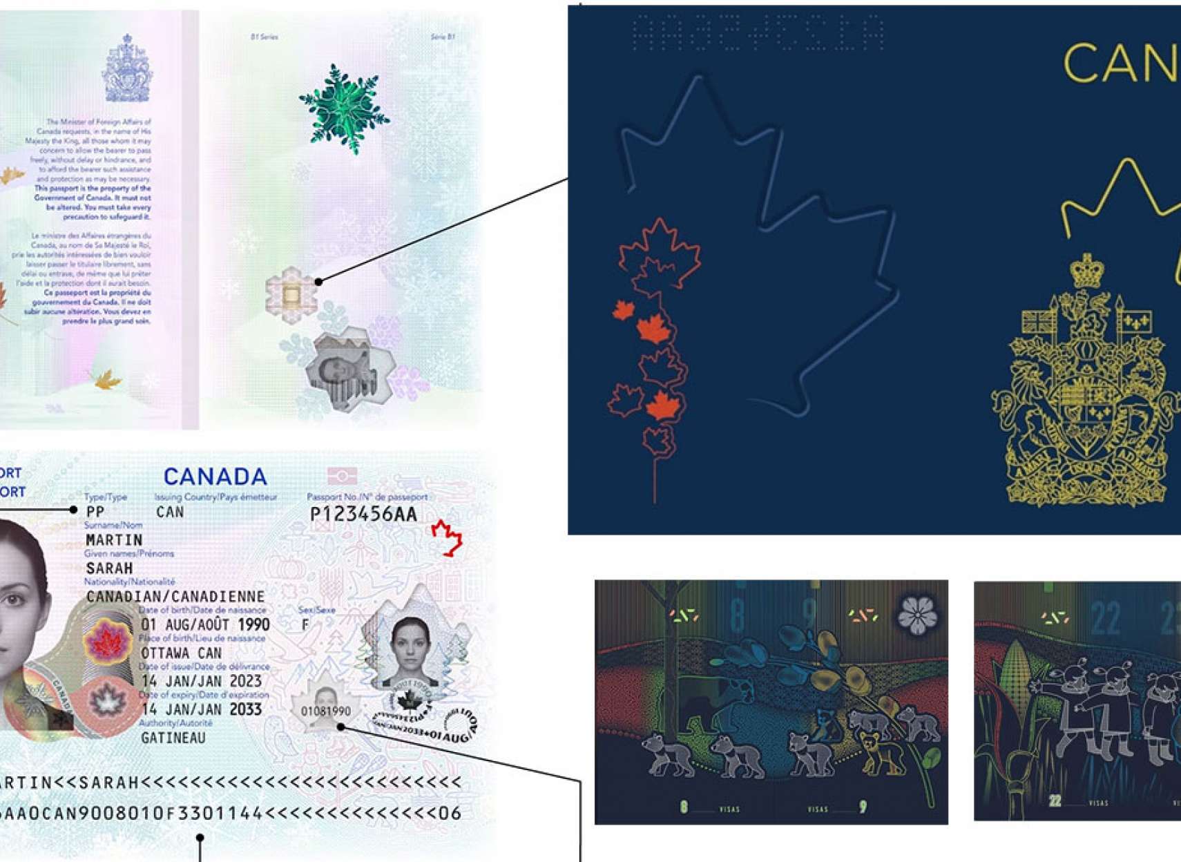 خبر-کانادا-طرح-جلد-داخل-پاسپورت-باز-عوض-اعتراضات-سه-طرح-تغییر-کرده-بالا-گرفت