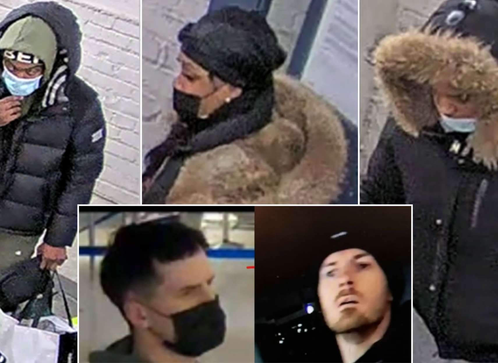 خبر-کانادا-پلیس-تورنتو-برای-اولین-بار-عکس-۵-نفر-شامل-۳-دزد-الناز-حاج-تعمیری-منتشر