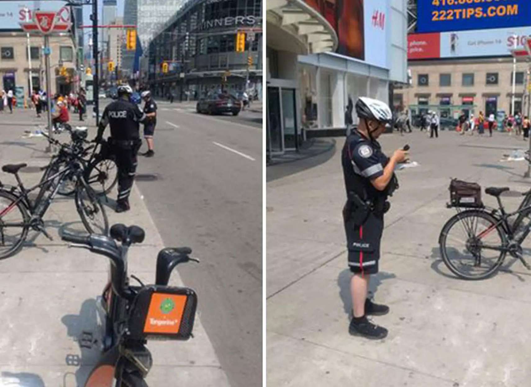 خبر-کانادا-پلیس-های-تورنتویی-دوچرخه-سواران-را-۳۲۵-دلار-جریمه-می-کنند