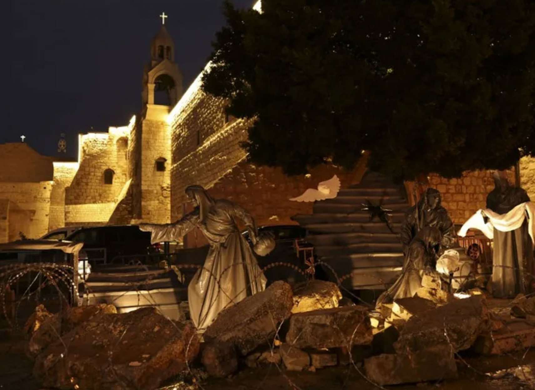 کلیساهای-بیت-لحم-امروز-غزه-روز-تولد-عیسی-جشن-کریسمس-لغو-امسال-کانادا-برف