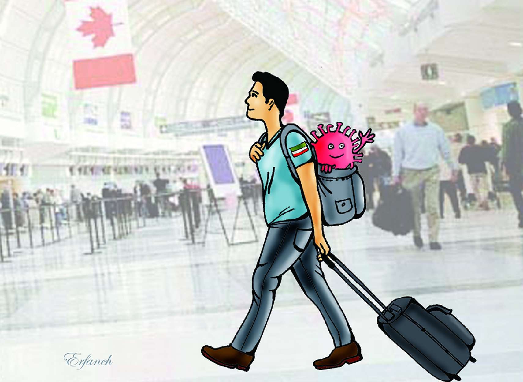 Some Iranians are entering Canada with COVID