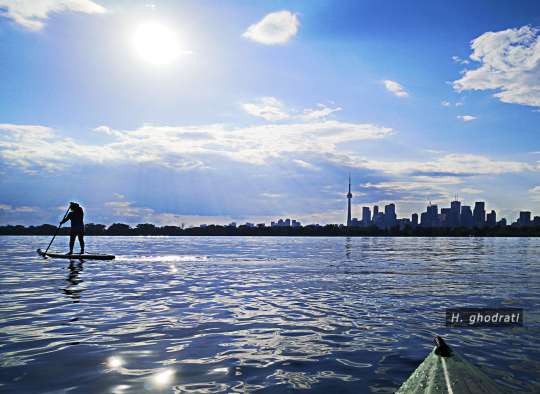 گرما، دریاچه، قایق، تورنتو